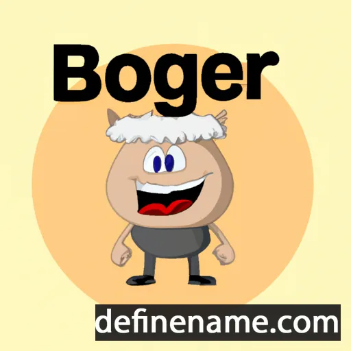 cartoon of the name Børger