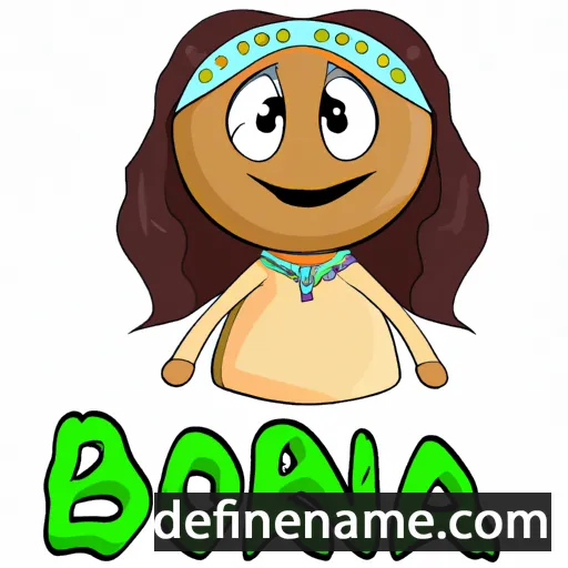 cartoon of the name Borana