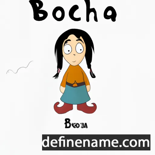 cartoon of the name Borcha