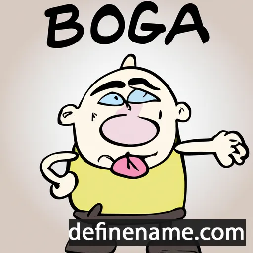 cartoon of the name Borcsa