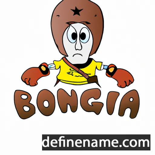 cartoon of the name Borgunna