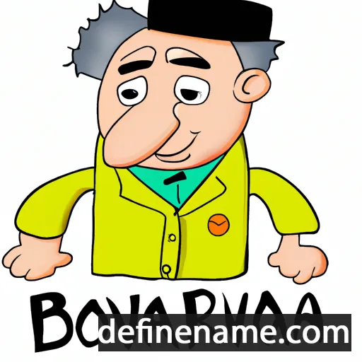 cartoon of the name Borisav