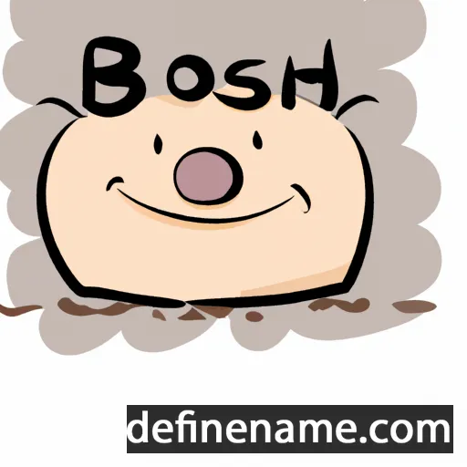 cartoon of the name Borisch