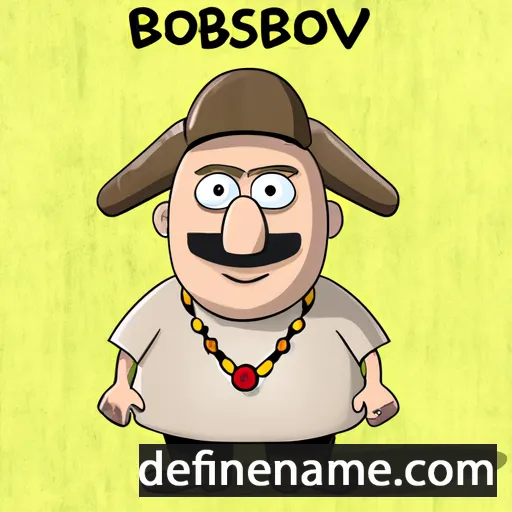 cartoon of the name Boroslav