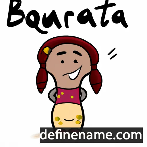 cartoon of the name Borquita