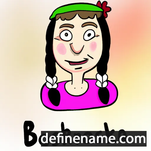 cartoon of the name Borsika