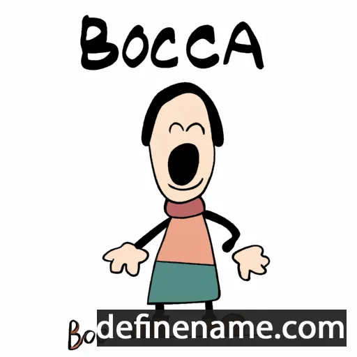 cartoon of the name Bosca