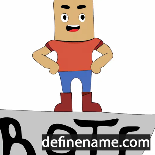 cartoon of the name Bote