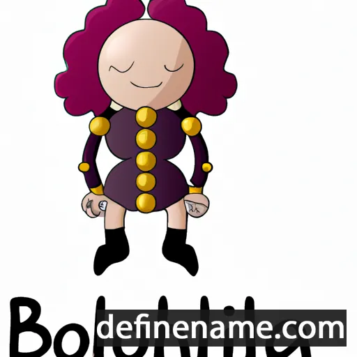 cartoon of the name Bothilia