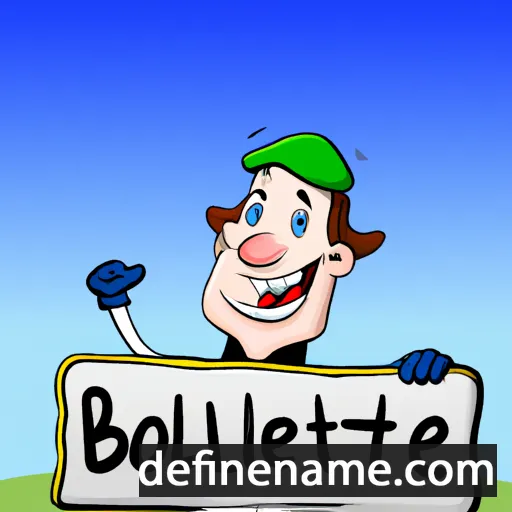 cartoon of the name Bothille