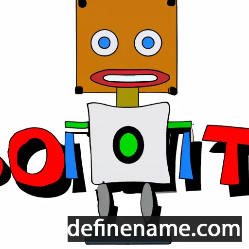 cartoon of the name Botic