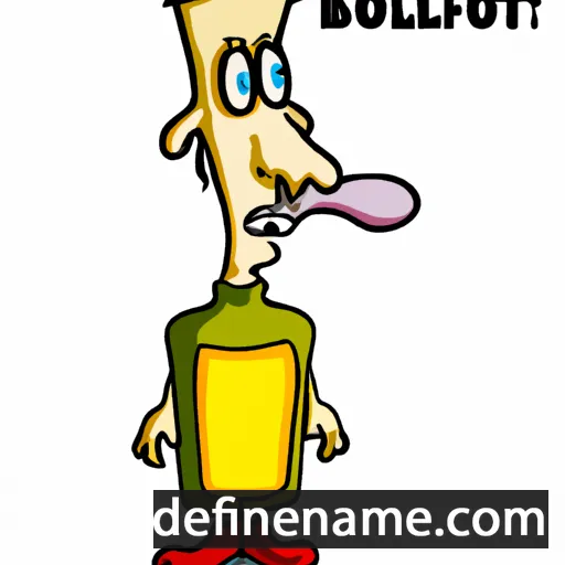 cartoon of the name Botolph