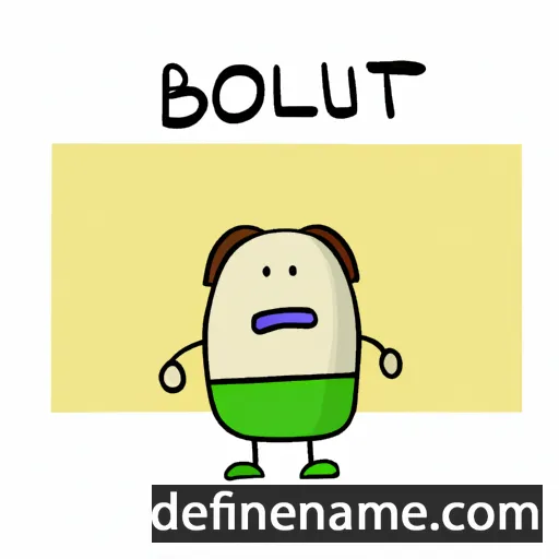 cartoon of the name Botulfo