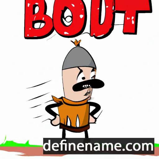 cartoon of the name Botur