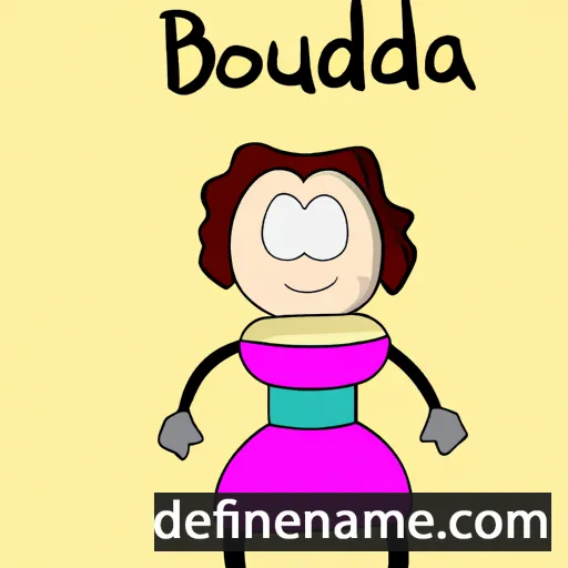 cartoon of the name Boudiaca