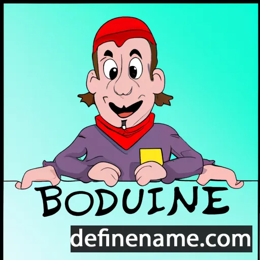 cartoon of the name Boudine