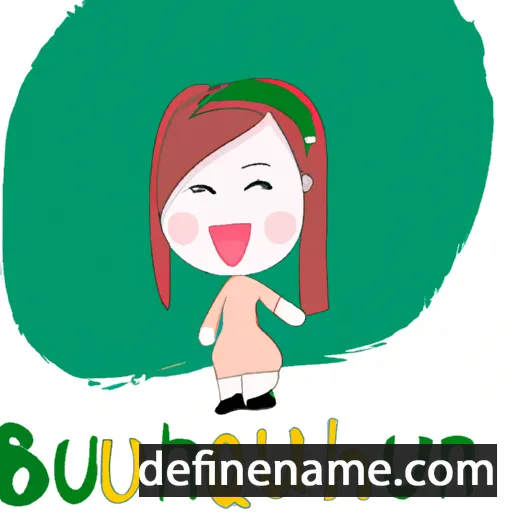 cartoon of the name Bounchanh