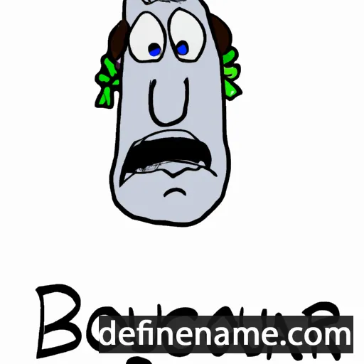 cartoon of the name Bourag