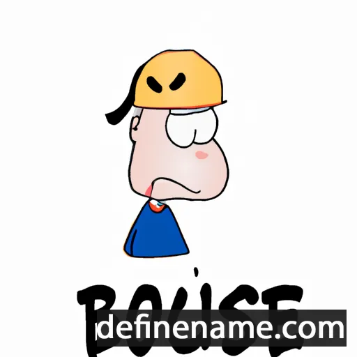 cartoon of the name Bouse