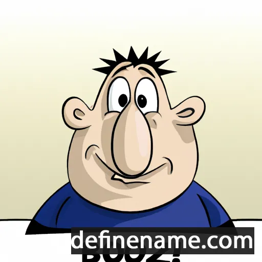 cartoon of the name Božimir