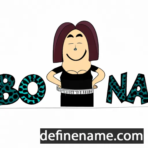 cartoon of the name Bożana