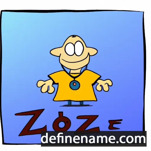 cartoon of the name Boze