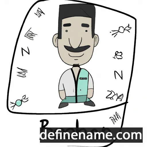 cartoon of the name Bozhan