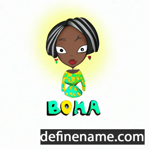 Bozoma cartoon