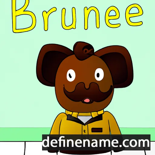 cartoon of the name Bräunle