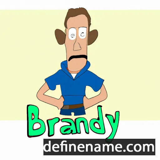 cartoon of the name Bradney