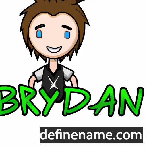 cartoon of the name Braedyn