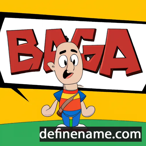 cartoon of the name Braga