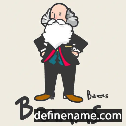 cartoon of the name Brahms