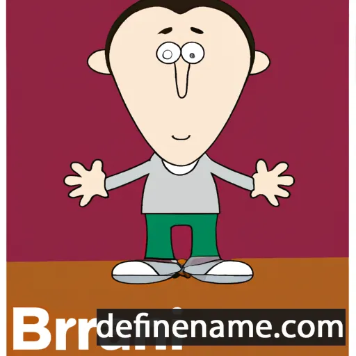 cartoon of the name Braian