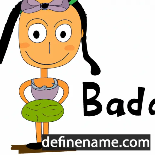 cartoon of the name Braida