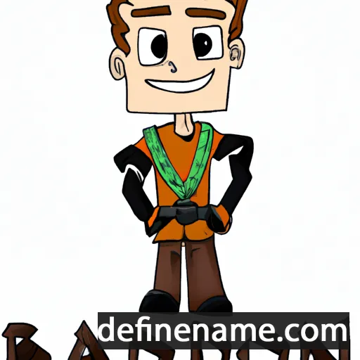 cartoon of the name Braidon