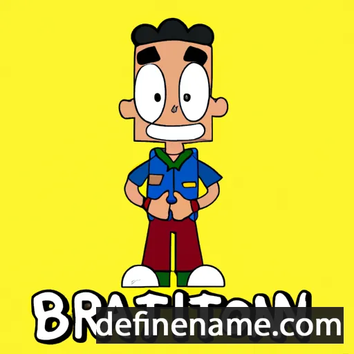 cartoon of the name Braitón