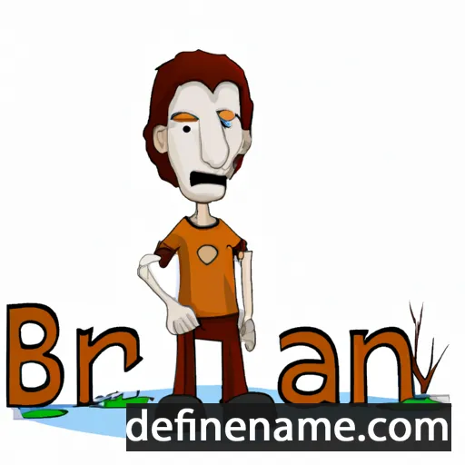 cartoon of the name Bran