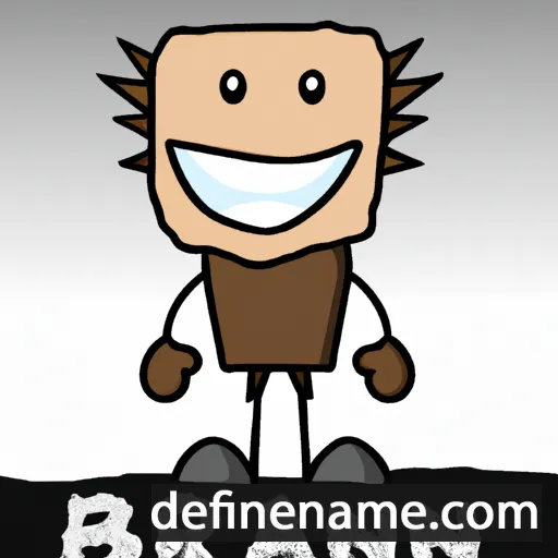 cartoon of the name Bran