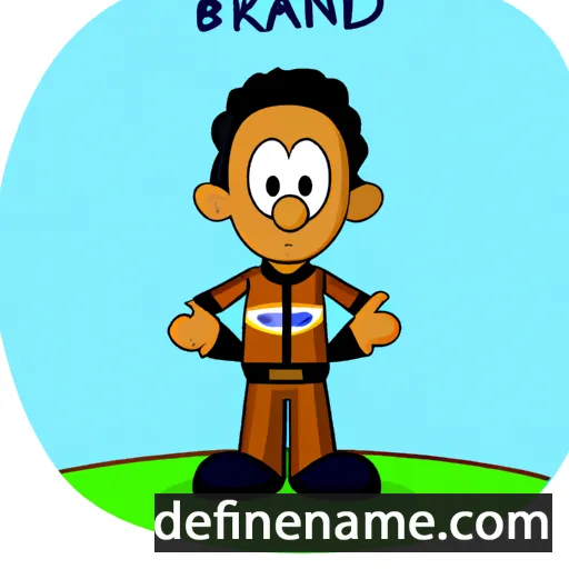 cartoon of the name Brandaan