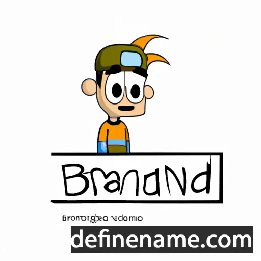 cartoon of the name Brandano