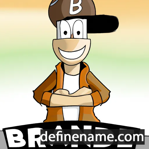 cartoon of the name Brandel