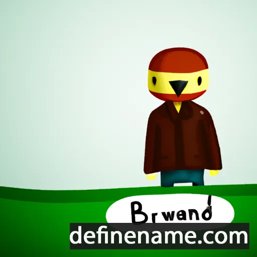 cartoon of the name Brandewin