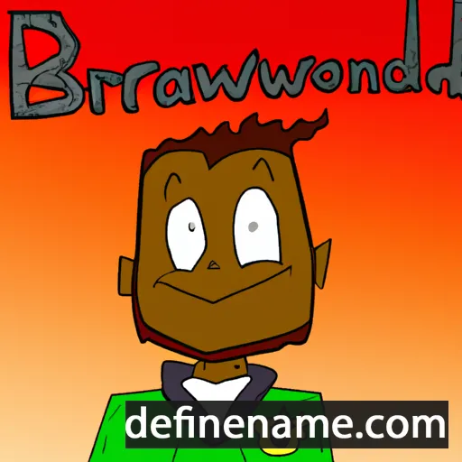 cartoon of the name Brandewyn