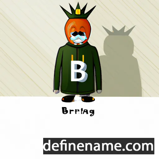 cartoon of the name Brandgengi