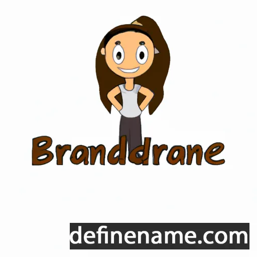 cartoon of the name Brandianne