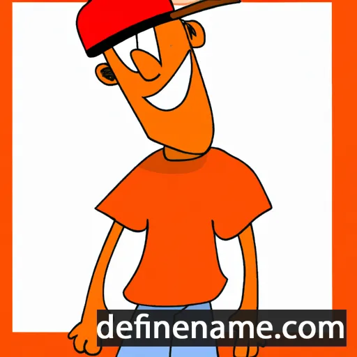 cartoon of the name Brandino