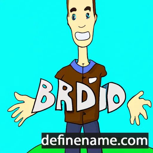 cartoon of the name Branford