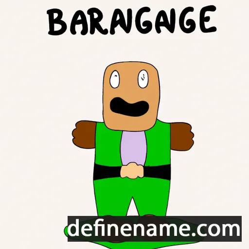 cartoon of the name Brangäne