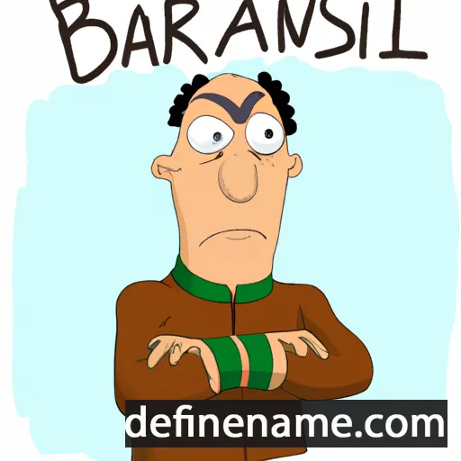 cartoon of the name Branislau